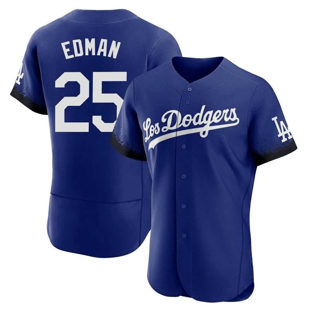 Trusc LA.Dodgers #25 Tommy Edman Player Royal City Connect Elite Home Stitched Jerseys