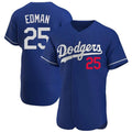 Trusc LA.Dodgers #25 Tommy Edman Player Royal Limited Elite Home Stitched Jerseys