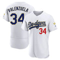 Trusc LA.Dodgers #34 Fernando Valenzuela Player Gold White 2026 Collection Stadium Limited Elite Stitched Jerseys