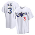 Trusc LA.Dodgers #3 Edwin D¡§aaz Player Gold White 2026 Collection Stadium Limited Stitched Jerseys