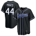 Trusc LA.Dodgers #44 Andy Pages Player Black Carbon Limited Home Stitched Jerseys