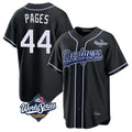 Trusc LA.Dodgers #44 Andy Pages Player Black World Series Carbon Limited Home Stitched Jerseys