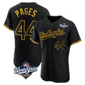 Trusc LA.Dodgers #44 Andy Pages Player Black World Series Snake Skin City Limited Elite Home Stitched Jerseys