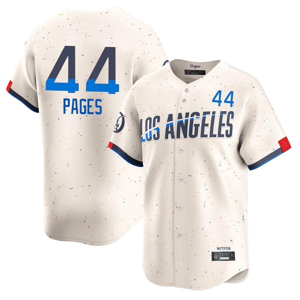 Trusc LA.Dodgers #44 Andy Pages Player Cream City Connect Limited Home Stitched Jerseys