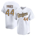 Trusc LA.Dodgers #44 Andy Pages Player Gold Collection Limited Home Stitched Jerseys