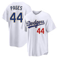 Trusc LA.Dodgers #44 Andy Pages Player Gold White 2026 Collection Stadium Limited Stitched Jerseys