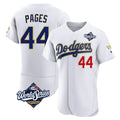 Trusc LA.Dodgers #44 Andy Pages Player Gold White World Series 2026 Collection Stadium Limited Elite Stitched Jerseys