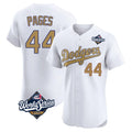 Trusc LA.Dodgers #44 Andy Pages Player Gold World Series Limited Elite Home Stitched Jerseys