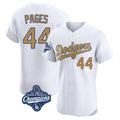 Trusc LA.Dodgers #44 Andy Pages Player Gold World Series Meet Limited Elite Home Stitched Jerseys