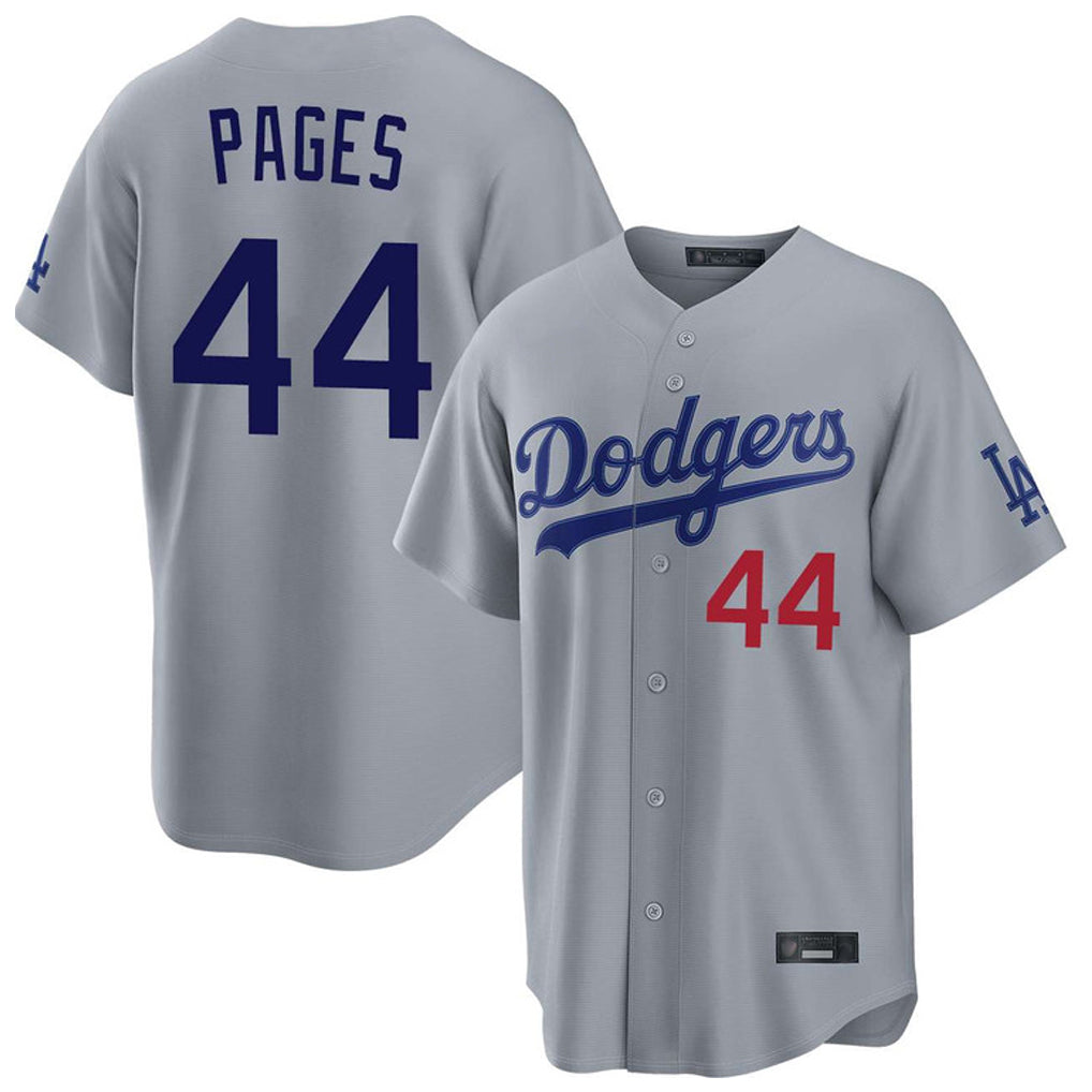 Trusc LA.Dodgers #44 Andy Pages Player Gray Game Home Stitched Jerseys