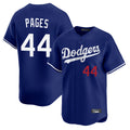 Trusc LA.Dodgers #44 Andy Pages Player Royal Limited Home Stitched Jerseys