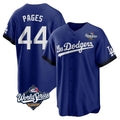 Trusc LA.Dodgers #44 Andy Pages Player Royal World Series City Connect Home Game Stitched Jerseys