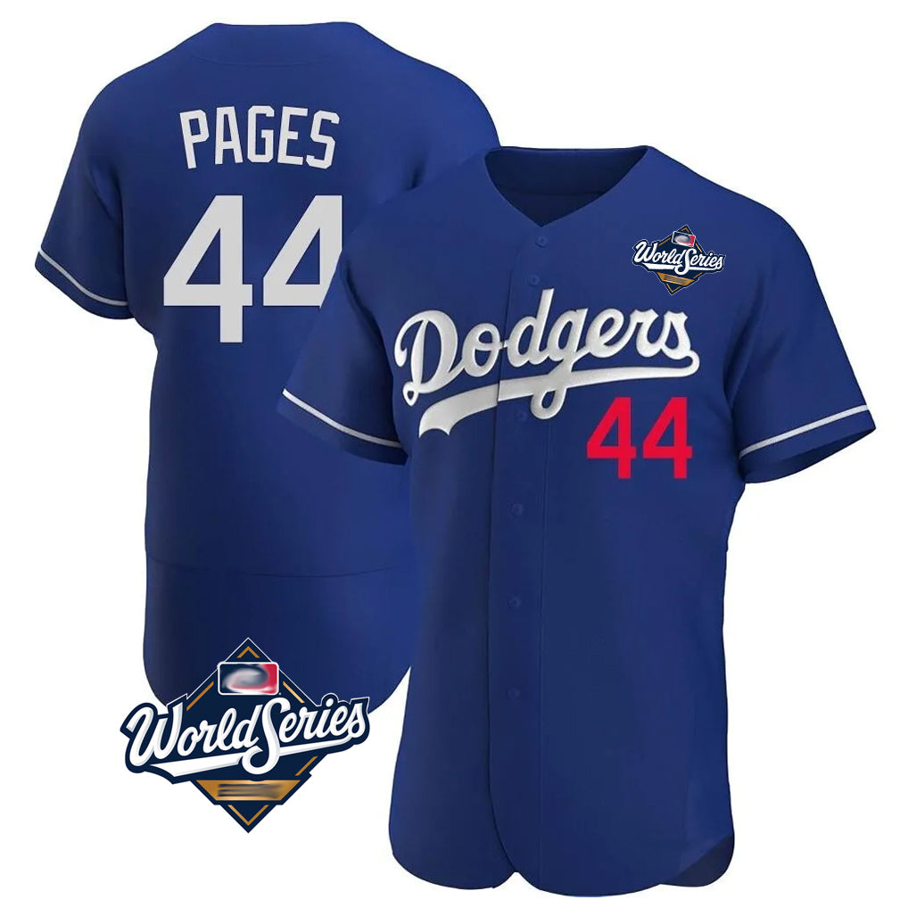 Trusc LA.Dodgers #44 Andy Pages Player Royal World Series Limited Elite Home Stitched Jerseys