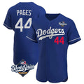 Trusc LA.Dodgers #44 Andy Pages Player Royal World Series Limited Elite Home Stitched Jerseys