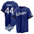 Trusc LA.Dodgers #44 Andy Pages Player Royal World Series Meet City Connect Home Game Stitched Jerseys