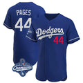 Trusc LA.Dodgers #44 Andy Pages Player Royal World Series Meet Limited Elite Home Stitched Jerseys