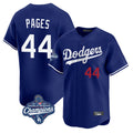 Trusc LA.Dodgers #44 Andy Pages Player Royal World Series Meet Limited Home Stitched Jerseys