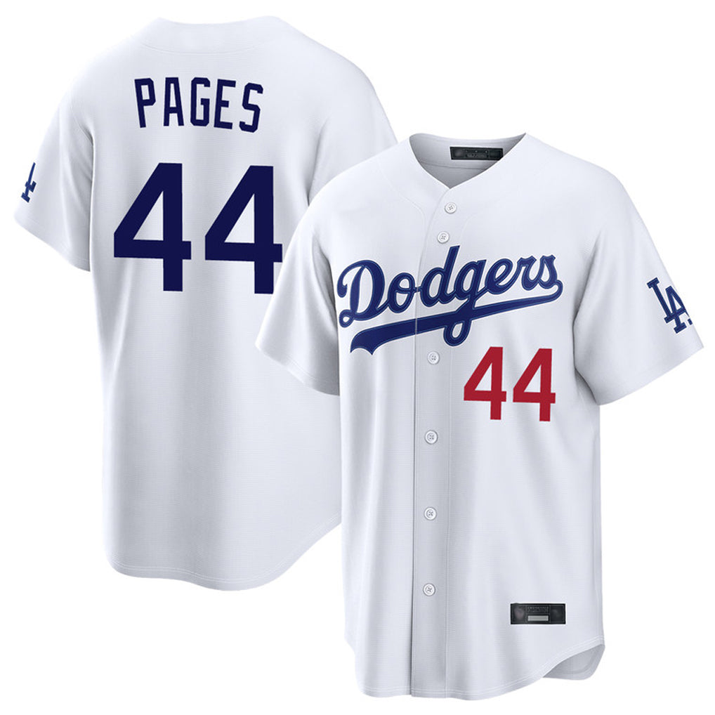 Trusc LA.Dodgers #44 Andy Pages Player White Home Game Stitched Jerseys