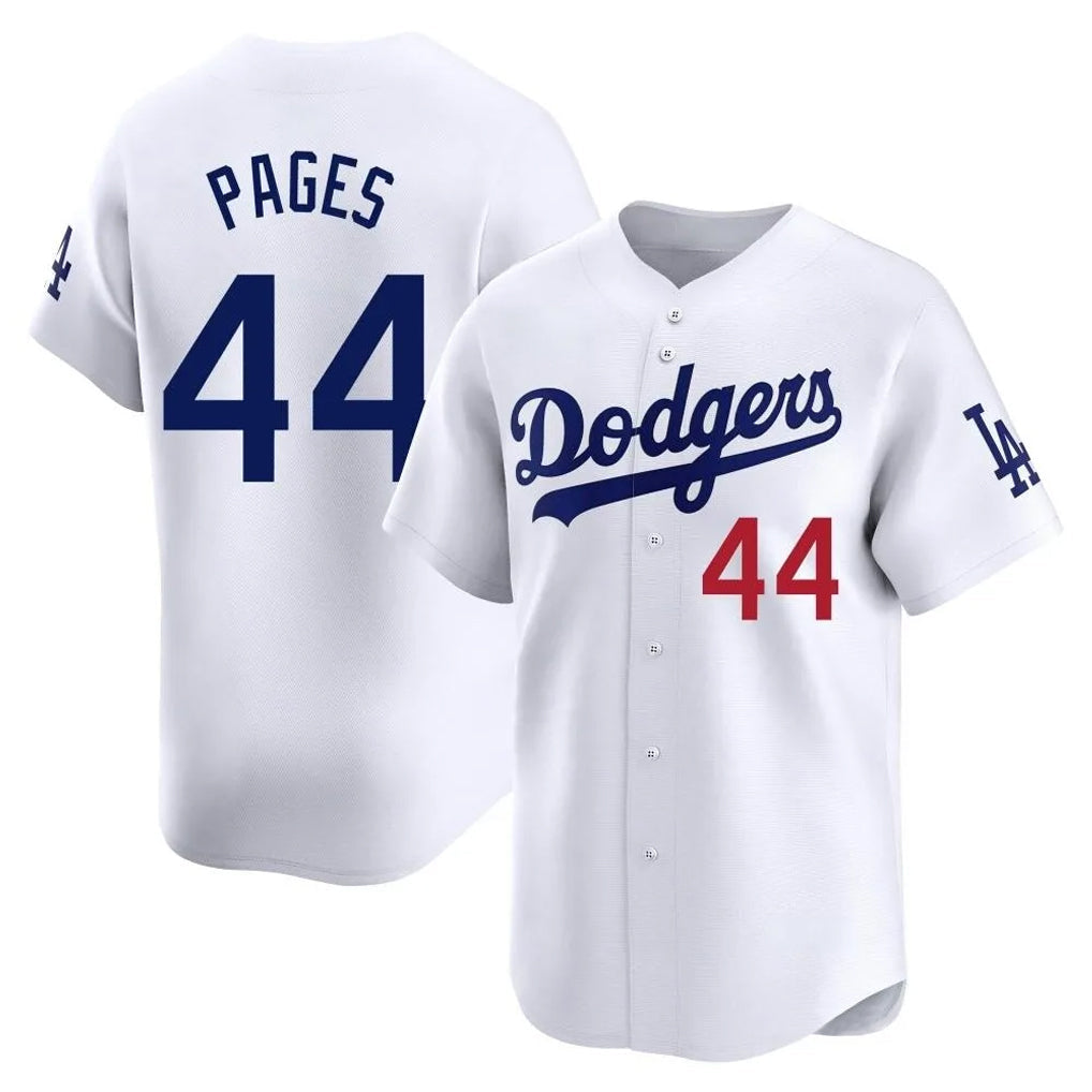 Trusc LA.Dodgers #44 Andy Pages Player White Limited Home Stitched Jerseys