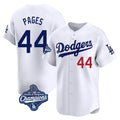 Trusc LA.Dodgers #44 Andy Pages Player White World Series Meet Limited Home Stitched Jerseys