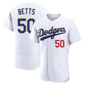 Trusc LA.Dodgers #50 Mookie Betts Player Gold White 2026 Collection Stadium Limited Elite Stitched Jerseys