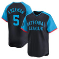 Trusc LA.Dodgers #5 Freddie Freeman Player Black National League All-Star Limited Home Stitched Jerseys