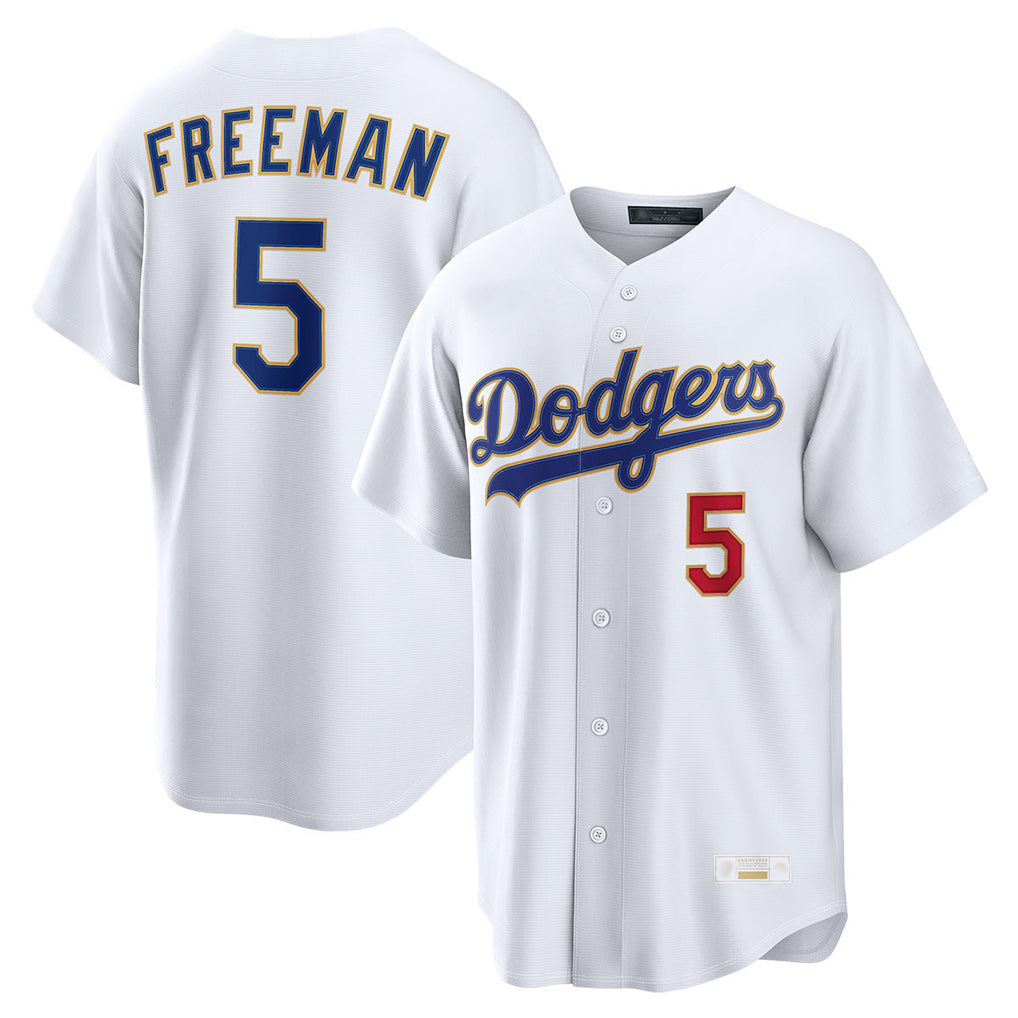 Trusc LA.Dodgers #5 Freddie Freeman Player White 2026 Collection Stadium Limited Stitched Jerseys