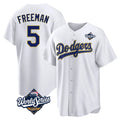 Trusc LA.Dodgers #5 Freddie Freeman Player White World Series 2026 Collection Stadium Game Stitched Jerseys