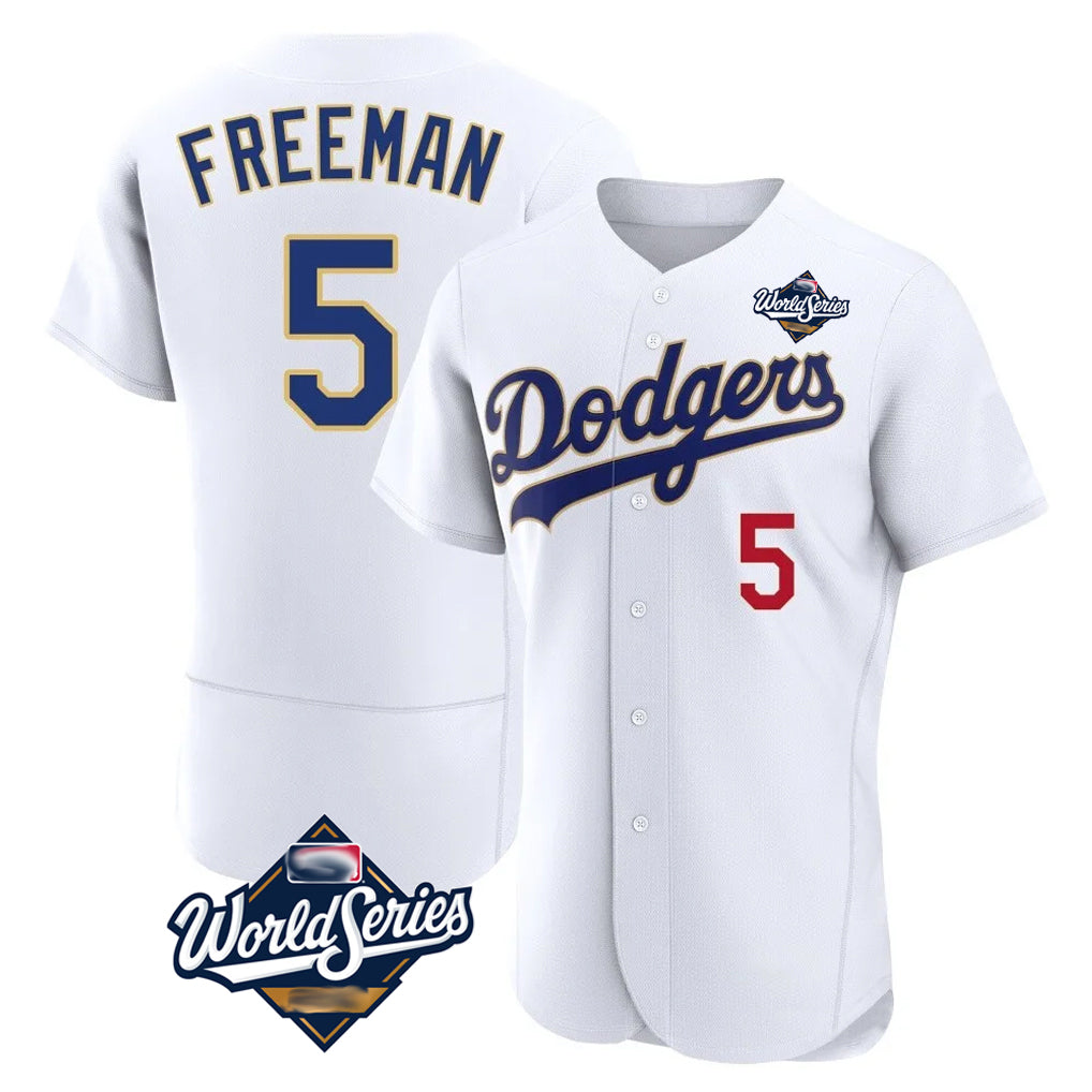 Trusc LA.Dodgers #5 Freddie Freeman Player White World Series 2026 Collection Stadium Limited Elite Stitched Jerseys
