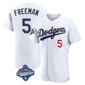 Trusc LA.Dodgers #5 Freddie Freeman Player White World Series Meet 2026 Collection Stadium Limited Elite Stitched Jerseys