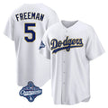 Trusc LA.Dodgers #5 Freddie Freeman Player White World Series Meet White 2026 Collection Stadium Game Stitched Jerseys