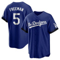 Trusc LA.Dodgers #5 Freddie Freeman Player Royal City Connect Home Game Stitched Jerseys