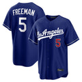 Trusc LA.Dodgers #5 Freddie Freeman Player Royal Game Home Stitched Jerseys