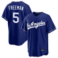 Trusc LA.Dodgers #5 Freddie Freeman Player Royal Game Stitched Jerseys