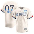 Trusc LA.Dodgers #7 Blake Snell Player Cream City Connect Limited Home Stitched Jerseys