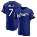 Trusc LA.Dodgers #7 Blake Snell Player Royal City Connect Elite Home Stitched Jerseys