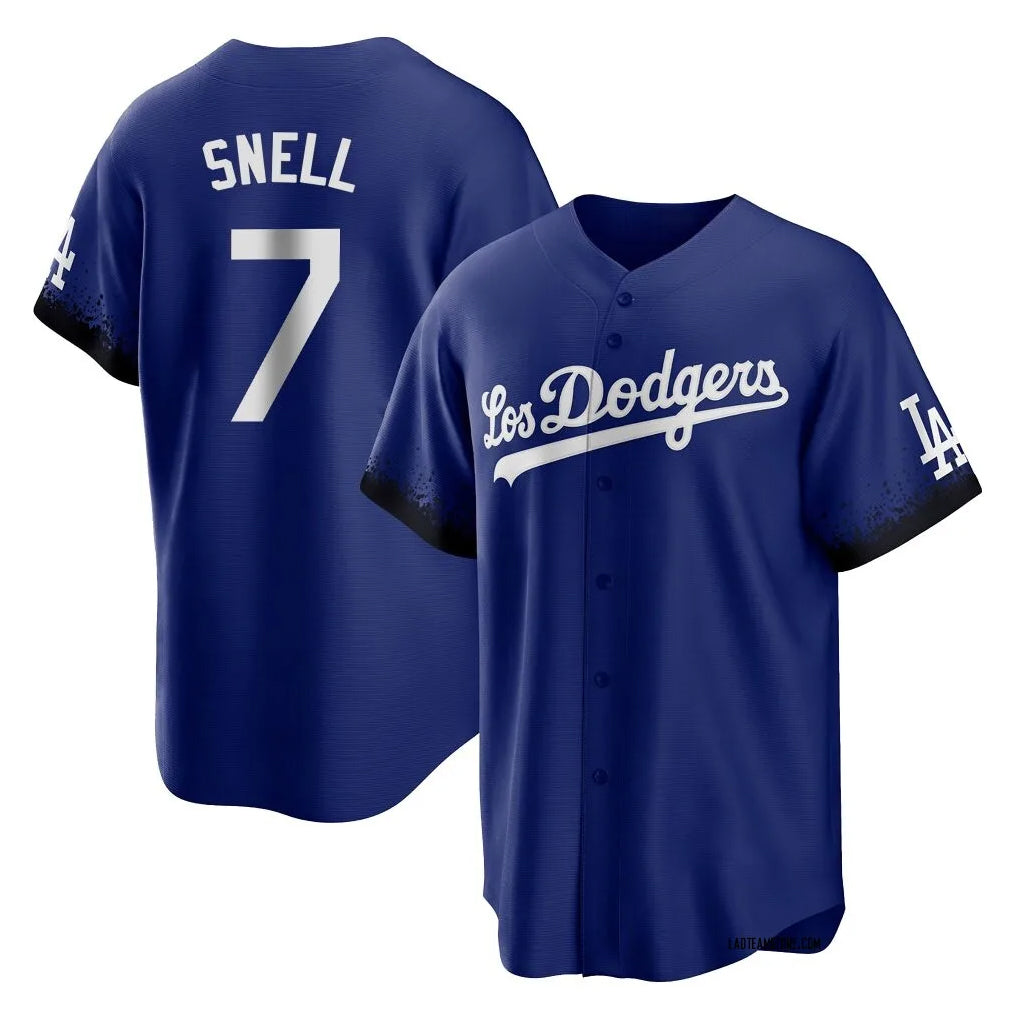 Trusc LA.Dodgers #7 Blake Snell Player Royal City Connect Home Game Stitched Jerseys