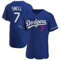 Trusc LA.Dodgers #7 Blake Snell Player Royal Limited Elite Home Stitched Jerseys