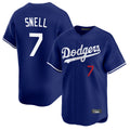 Trusc LA.Dodgers #7 Blake Snell Player Royal Limited Home Stitched Jerseys