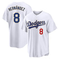 Trusc LA.Dodgers #8 Enrique Hern?¡ì?¨¦ndez Player Gold White 2026 Collection Stadium Limited Stitched Jerseys