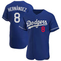 Trusc LA.Dodgers #8 Enrique Hern?¡ì?¨¦ndez Player Royal Limited Elite Home Stitched Jerseys