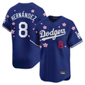 Trusc LA.Dodgers #8 Enrique Hern?¡ì?¨¦ndez Player Royal Tokyo Series Vapor Premier Limited Stitched Jerseys