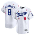 Trusc LA.Dodgers #8 Enrique Hern?¡ì?¨¦ndez Player White Tokyo Series Vapor Premier Limited Stitched Jerseys