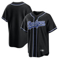 Trusc LA.Dodgers Blank Player Black Carbon Limited Home Stitched Jerseys