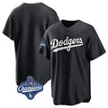 Trusc LA.Dodgers Blank Player Black Pitch Fashion World Series Meet T-shirt Stitched Jerseys