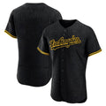 Trusc LA.Dodgers Blank Player Black Snake Skin City Limited Elite Home Stitched Jerseys