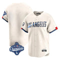 Trusc LA.Dodgers Blank Player Cream City Connect Limited Home World Series Meet Stitched Jerseys
