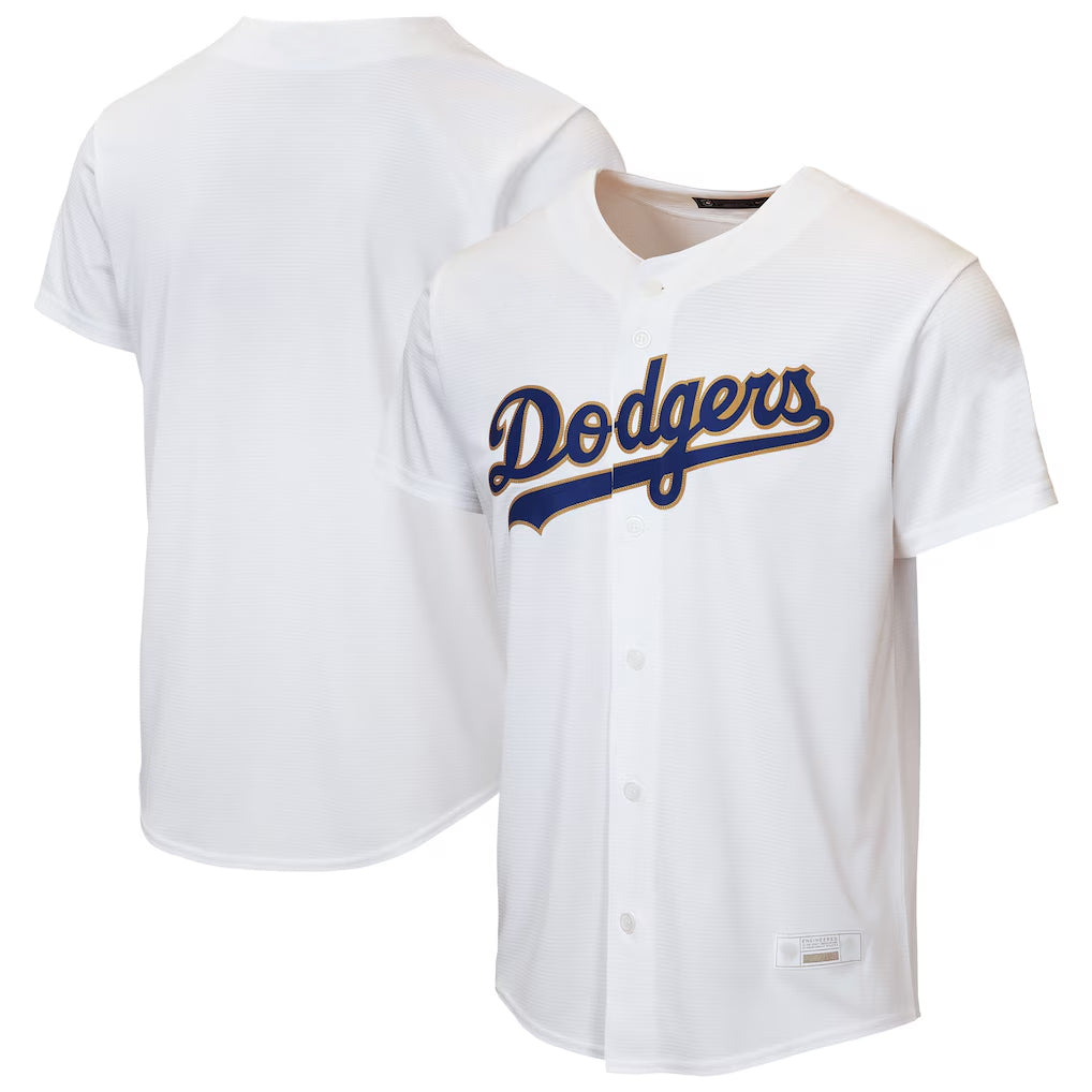Trusc LA.Dodgers Blank Player Gold White 2026 Collection Stadium Game Stitched Jerseys