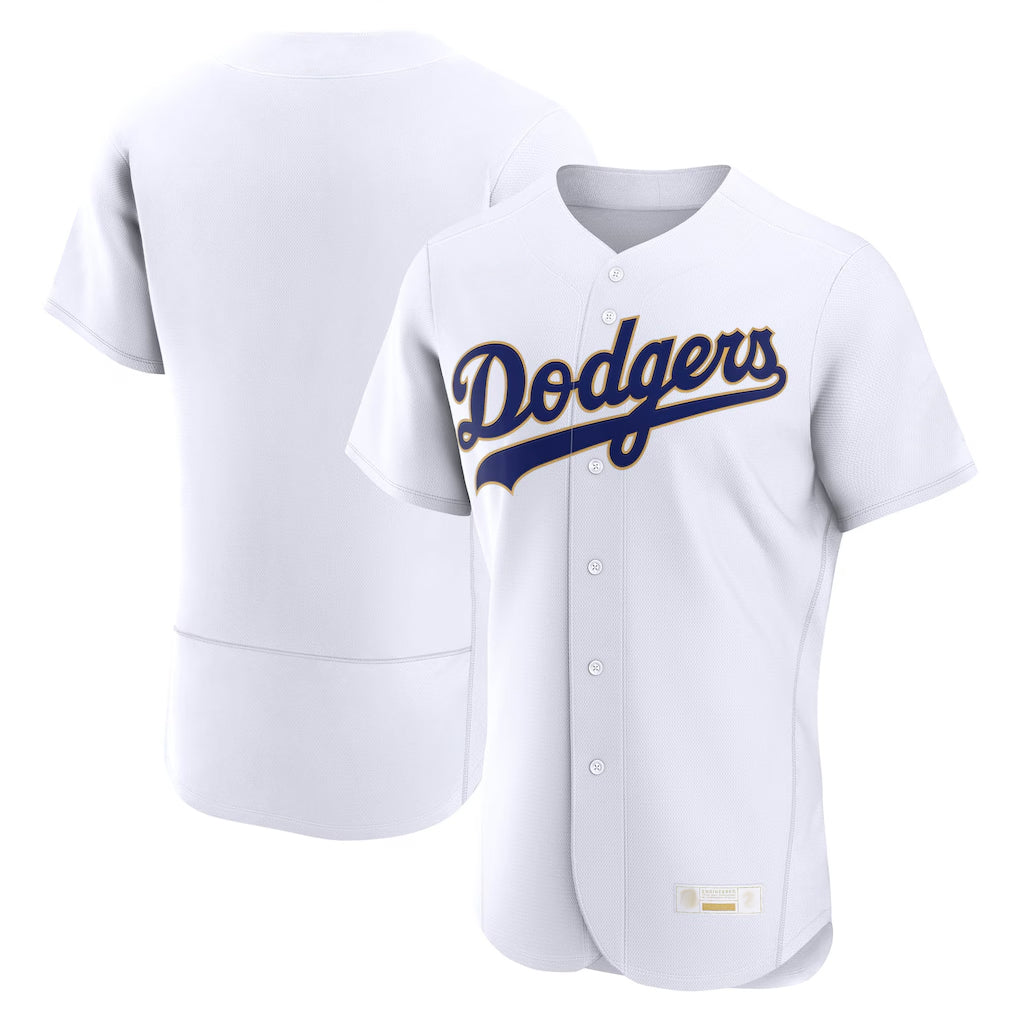 Trusc LA.Dodgers Blank Player Gold White 2026 Collection Stadium Limited Elite Stitched Jerseys