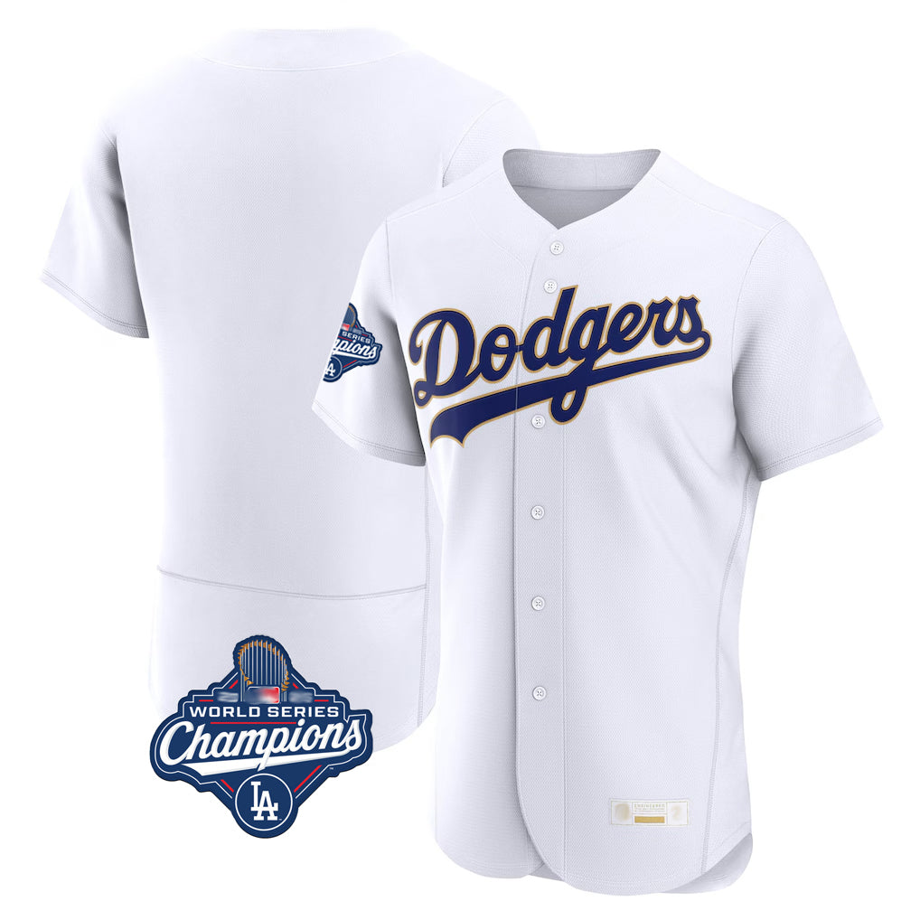Trusc LA.Dodgers Blank Player Gold White 2026 Collection Stadium Limited Elite World Series Meet Stitched Jerseys